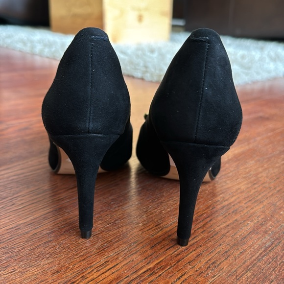 Clarks Black Suede Pumps - Picture 4 of 7